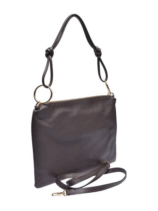 Luisa Vannini Kastanienbraun Rindsledertasche - Image 2