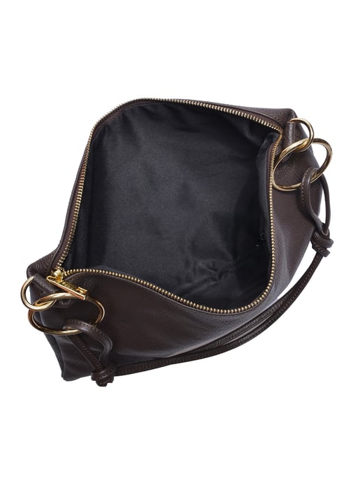 Luisa Vannini Kastanienbraun Rindsledertasche - Image 4