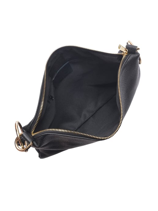 Luisa Vannini Schwarz Rindsledertasche - Image 4