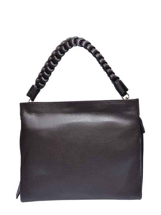Luisa Vannini Kastanienbraun Rindsledertasche - Image 1
