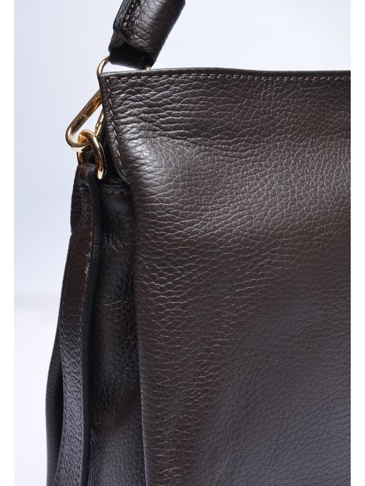 Luisa Vannini Kastanienbraun Rindsledertasche - Image 3
