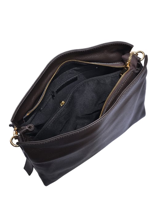 Luisa Vannini Kastanienbraun Rindsledertasche - Image 4