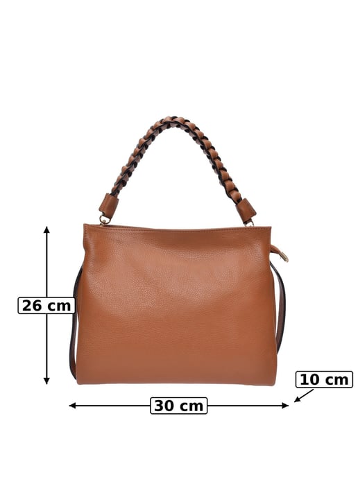 Luisa Vannini Braun Rindsledertasche - Image 6