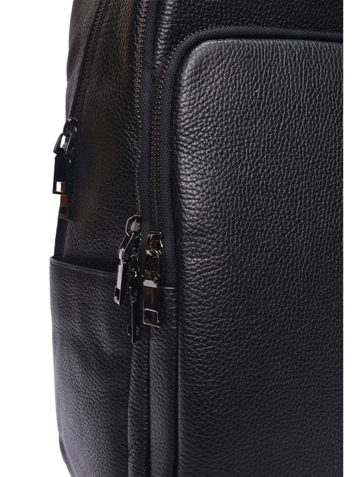 Luisa Vannini Schwarz Rindsledertasche - Image 3