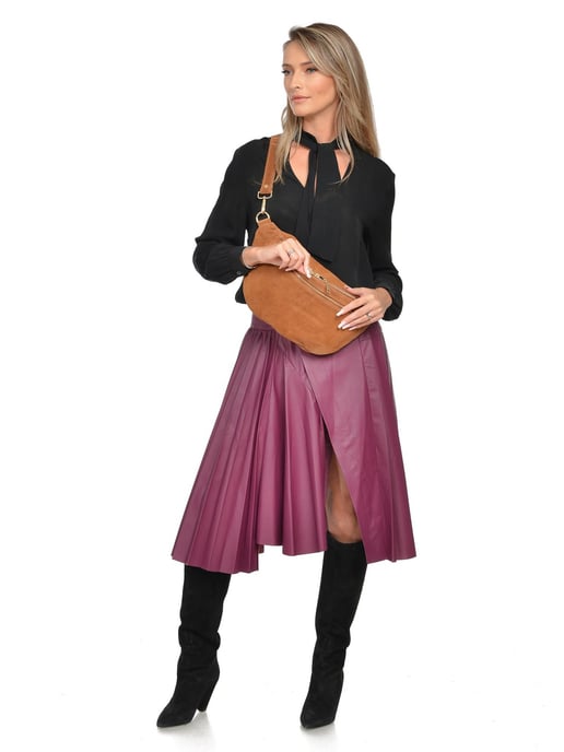 Luisa Vannini Braun Rindsledertasche - Image 5