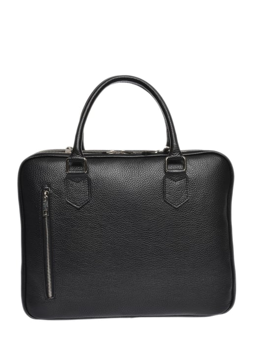 Luisa Vannini Schwarz Rindsledertasche - Image 6