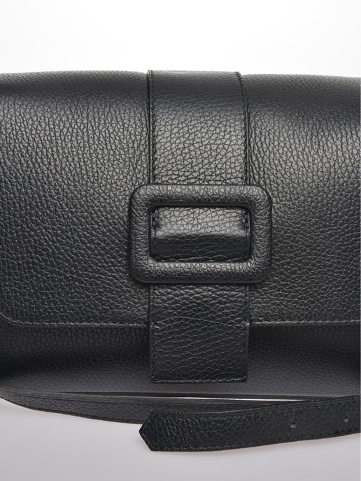 Luisa Vannini Schwarz Rindsledertasche - Image 3