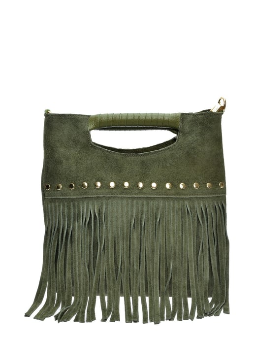Luisa Vannini Zweifarbig Rindsledertasche - Image 1