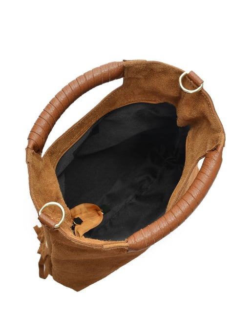 Luisa Vannini Braun Rindsledertasche - Image 4