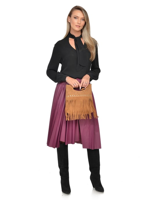 Luisa Vannini Braun Rindsledertasche - Image 5