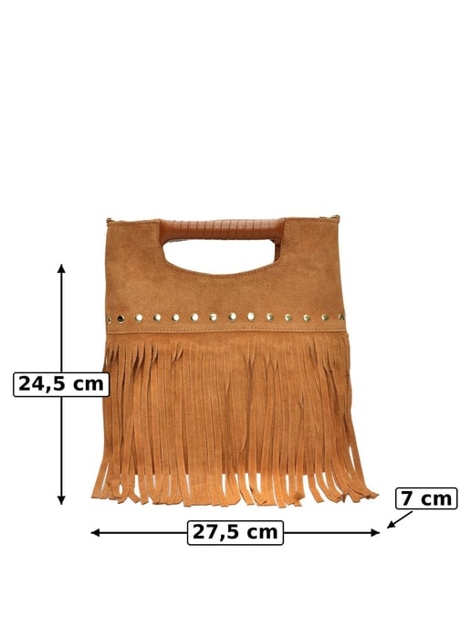Luisa Vannini Braun Rindsledertasche - Image 6