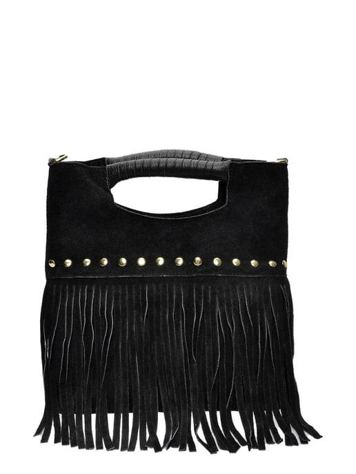 Luisa Vannini Schwarz Rindsledertasche - Image 1