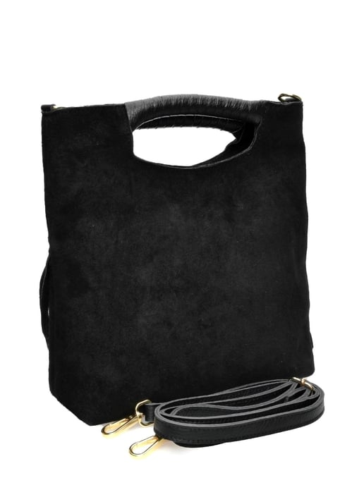 Luisa Vannini Schwarz Rindsledertasche - Image 2