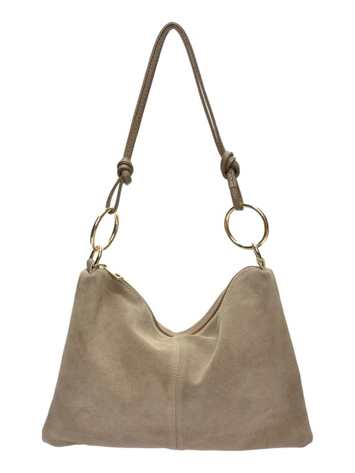 Luisa Vannini Beige Rindsledertasche - Image 1