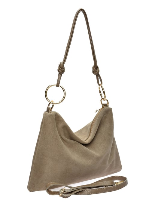 Luisa Vannini Beige Rindsledertasche - Image 2