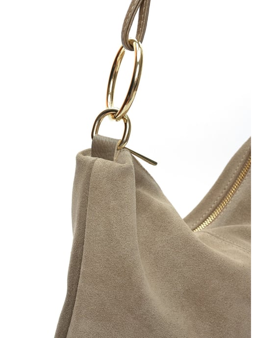 Luisa Vannini Beige Rindsledertasche - Image 3