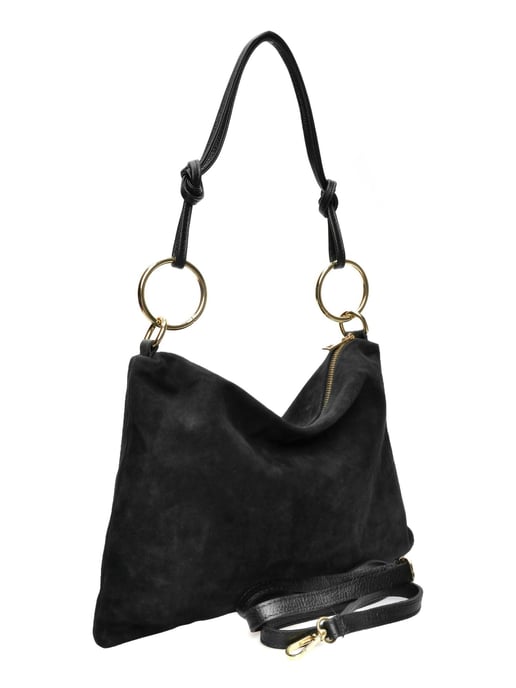 Luisa Vannini Schwarz Rindsledertasche - Image 2