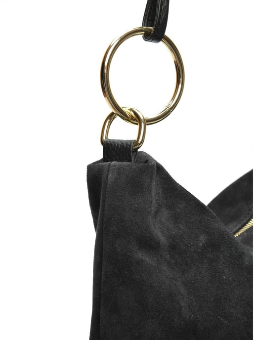 Luisa Vannini Schwarz Rindsledertasche - Image 3