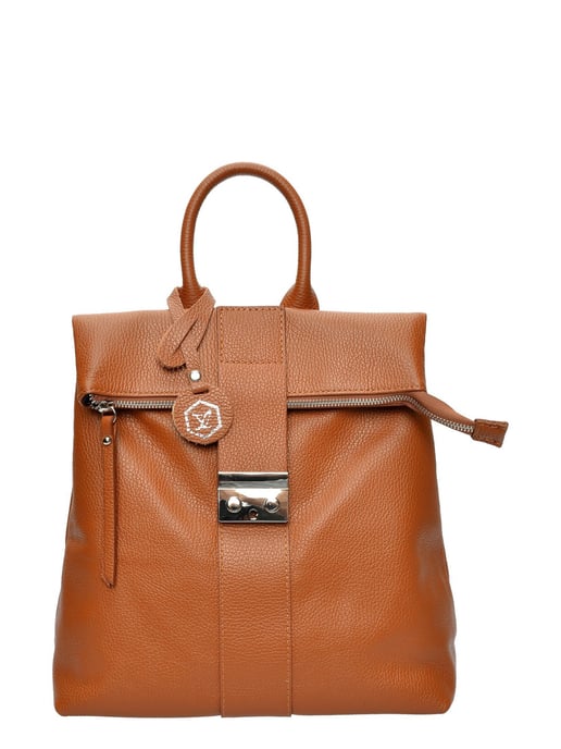 Luisa Vannini Braun Rindsledertasche - Image 1