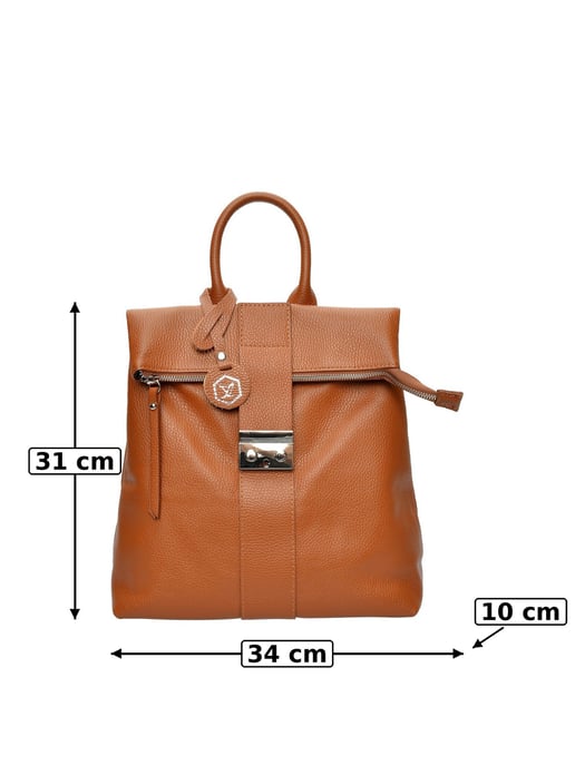 Luisa Vannini Braun Rindsledertasche - Image 6