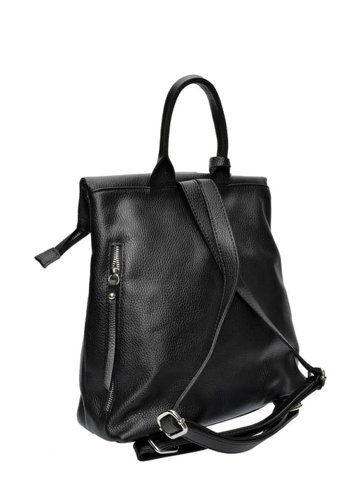 Luisa Vannini Schwarz Rindsledertasche - Image 2
