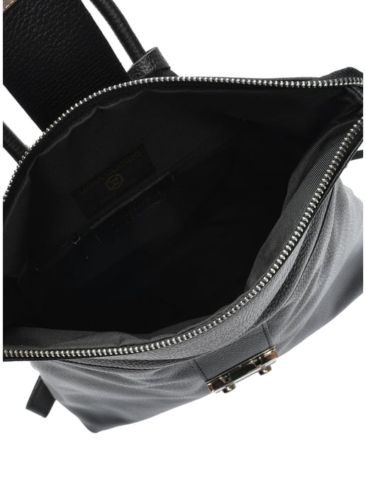 Luisa Vannini Schwarz Rindsledertasche - Image 4