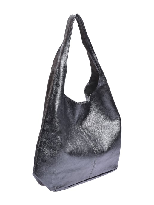 Luisa Vannini Grau Rindsledertasche - Image 2