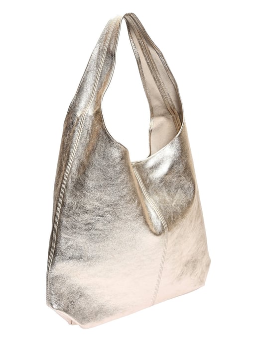 Luisa Vannini Gold Rindsledertasche - Image 2
