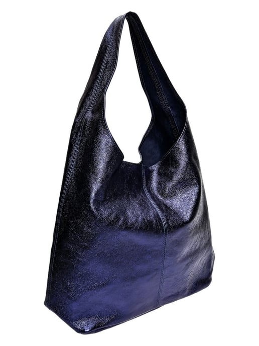 Luisa Vannini Blau Rindsledertasche - Image 2