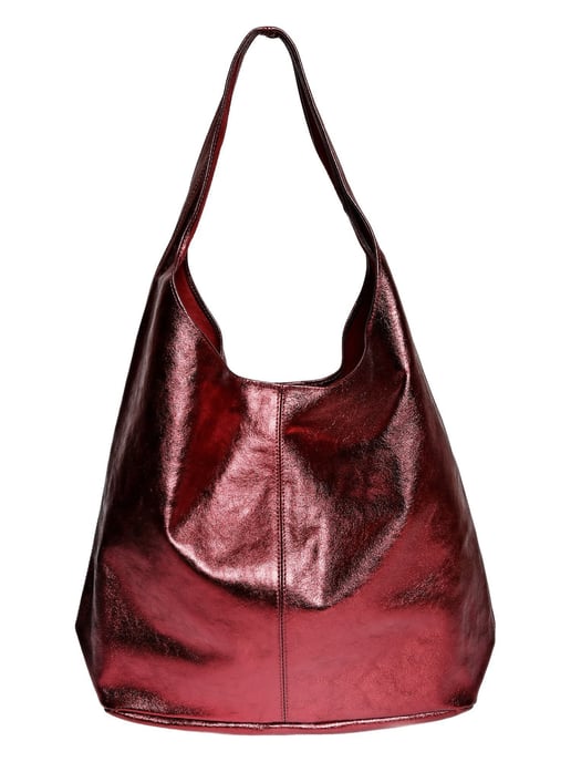 Luisa Vannini Rot Rindsledertasche - Image 1