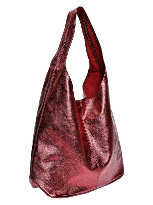 Luisa Vannini Rot Rindsledertasche - Image 2