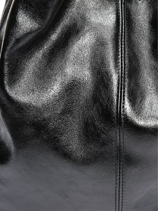 Luisa Vannini Schwarz Rindsledertasche - Image 3