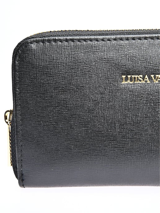 Luisa Vannini Schwarz Rindsledertasche - Image 3