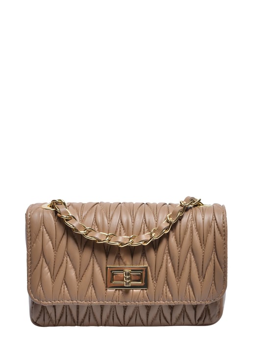 Luisa Vannini Beige Rindsledertasche - Image 1