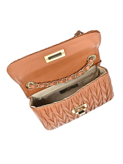 Luisa Vannini Braun Rindsledertasche - Image 4