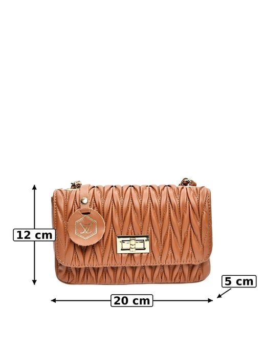 Luisa Vannini Braun Rindsledertasche - Image 6