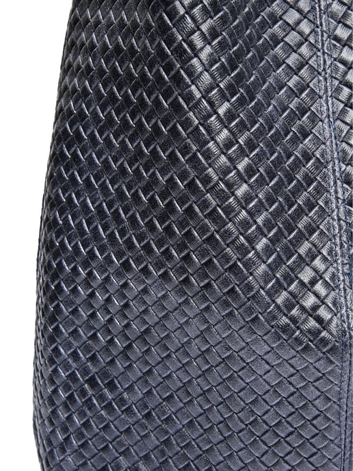Luisa Vannini Blau Rindsledertasche - Image 3