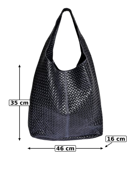 Luisa Vannini Blau Rindsledertasche - Image 6