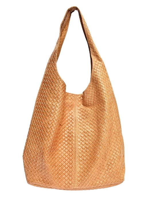 Luisa Vannini Braun Rindsledertasche - Image 1