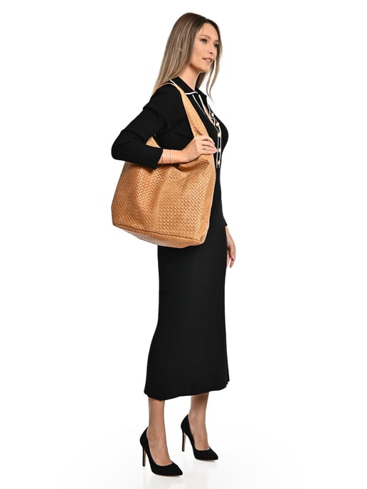 Luisa Vannini Braun Rindsledertasche - Image 5