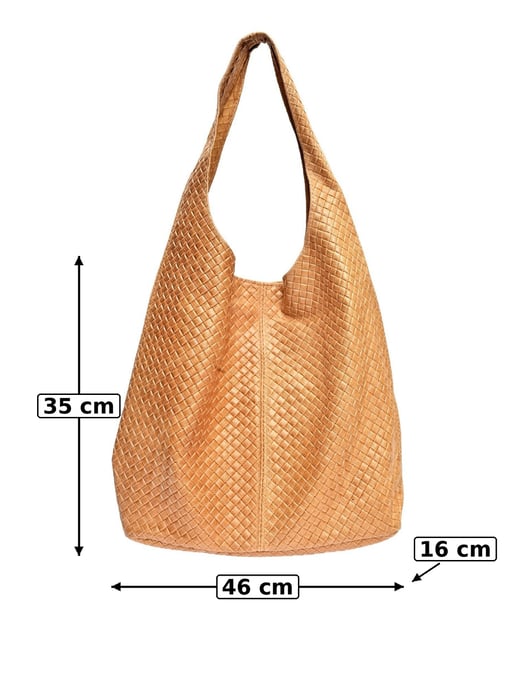 Luisa Vannini Braun Rindsledertasche - Image 6