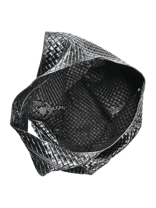 Luisa Vannini Schwarz Rindsledertasche - Image 4