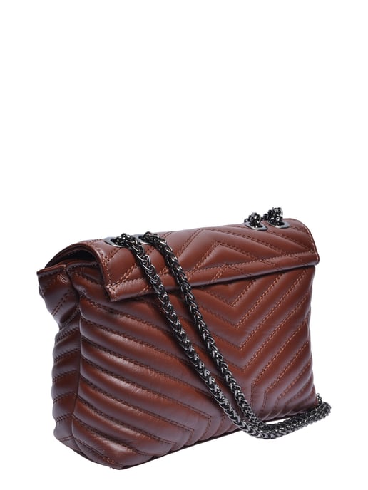 Luisa Vannini Kastanienbraun Rindsledertasche - Image 2