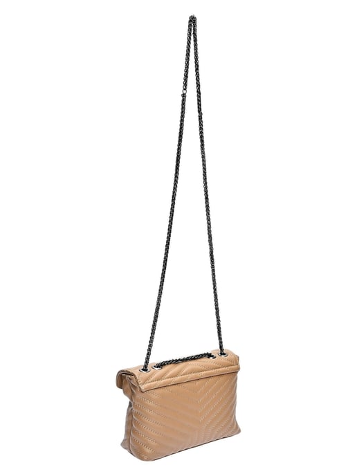 Luisa Vannini Beige Rindsledertasche - Image 2