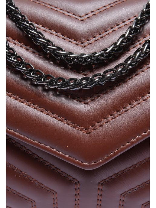 Luisa Vannini Kastanienbraun Rindsledertasche - Image 3