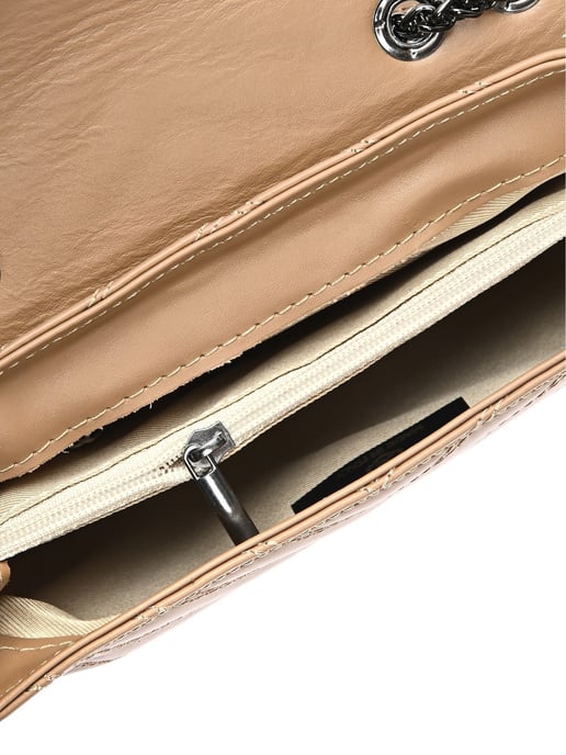 Luisa Vannini Beige Rindsledertasche - Image 4