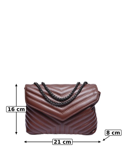 Luisa Vannini Kastanienbraun Rindsledertasche - Image 5