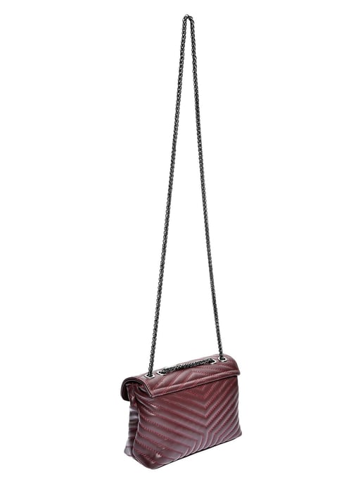 Luisa Vannini Weinfarbe Rindsledertasche - Image 2