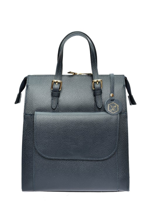 Luisa Vannini Blau Rindsledertasche - Image 1