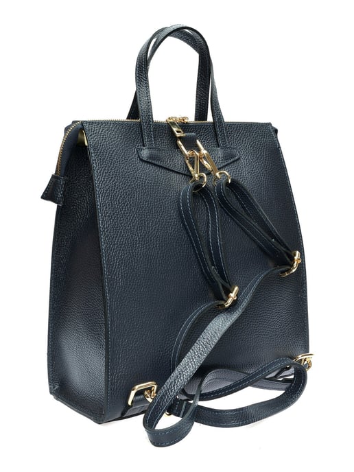 Luisa Vannini Blau Rindsledertasche - Image 2